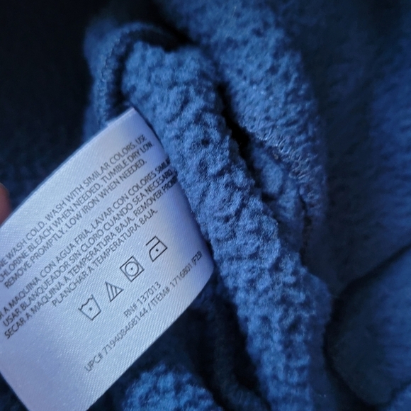 Orvis Men's Fleece Full Zip Jacket Blue Size M - Picture 7 of 9